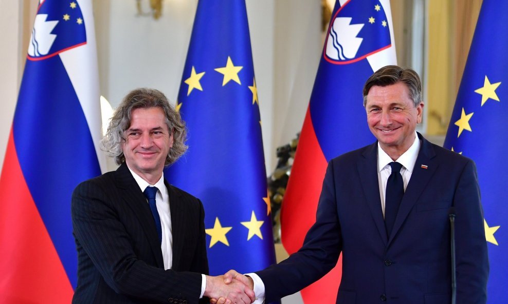 Budući mandatar Robert Golob i slovenski predsjednik Borut Pahor