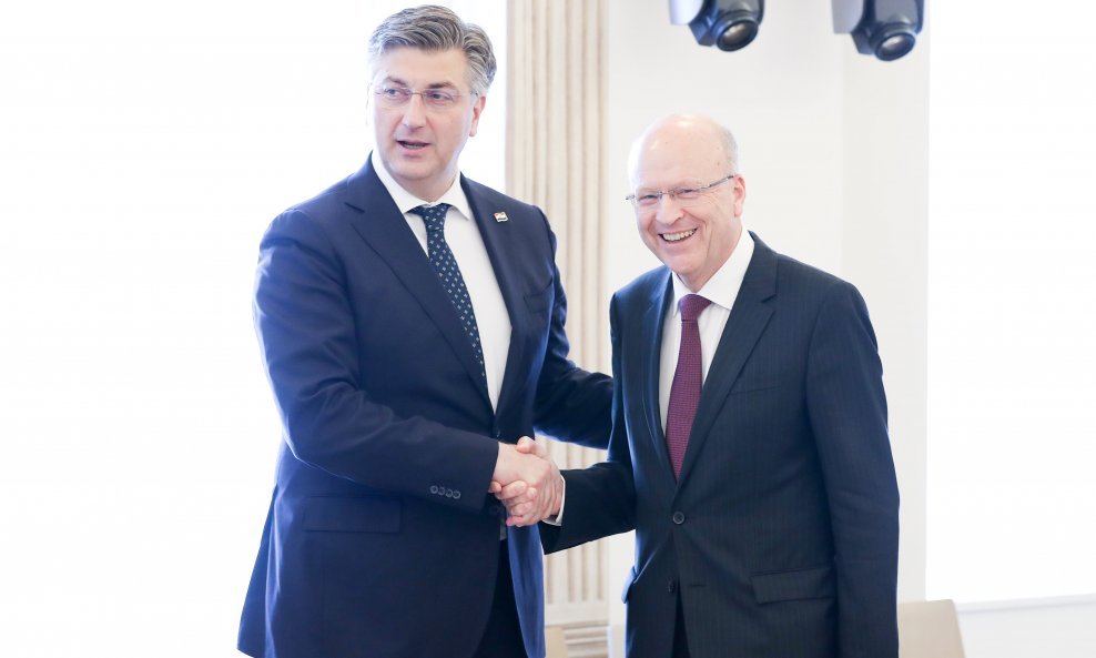 Premijer Andrej Plenković susreo se s predsjednikom Suda Europske unije Koenom Lenaertsom