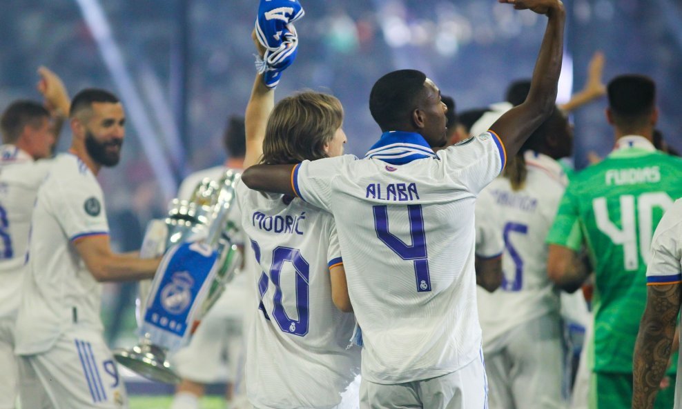 Luka Modrić i David Alaba slave naslov pobjednika Lige prvaka