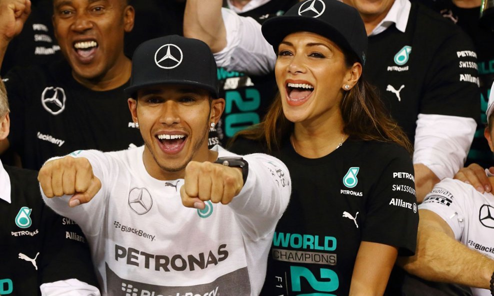 Nichole Scherzinger i Lewis Hamilton