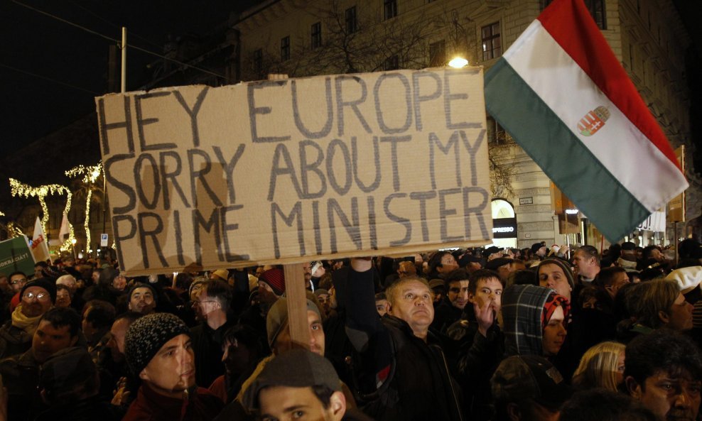 mađarska prosvjed