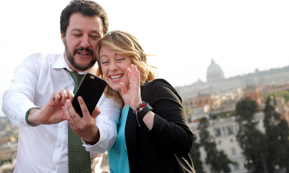 Matteo Salvini i Georgia Meloni / Arhiva