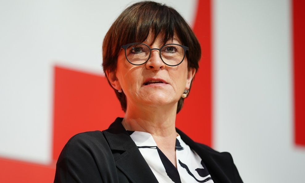 Saskia Esken, čelnica SPD-a, vodeće stranke u koalicijskoj vladi