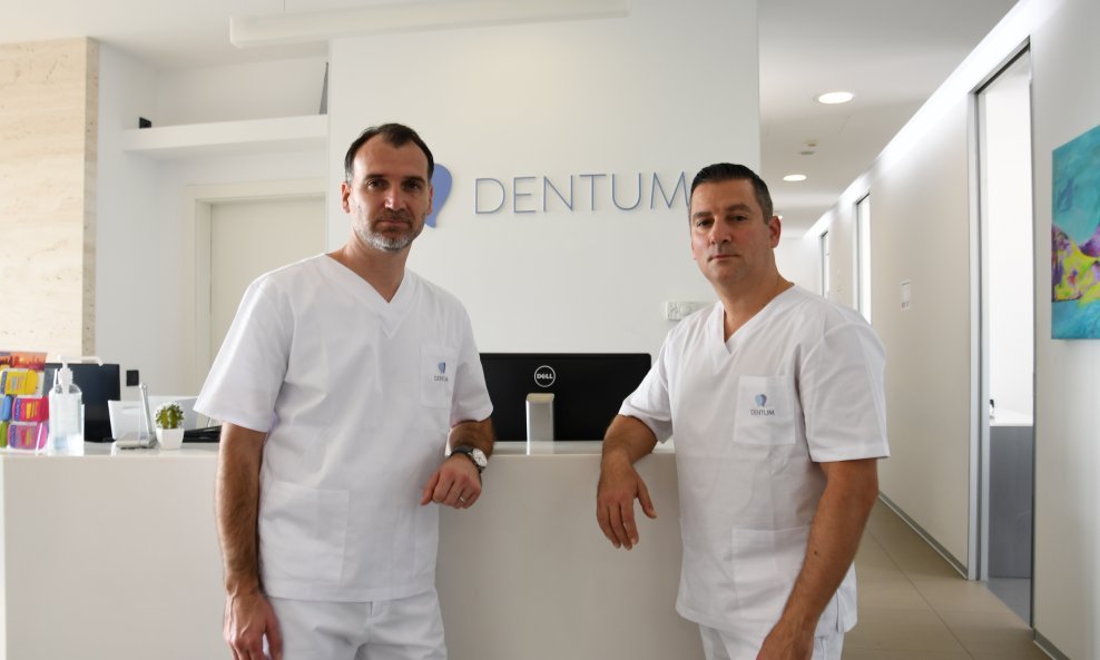 Andrej Božić i Petar Bago, osnivači klinike Dentum