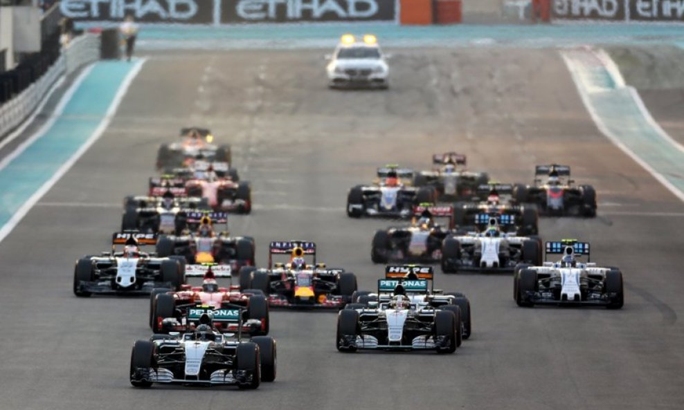 Formula 1 - start Abu Dhabi