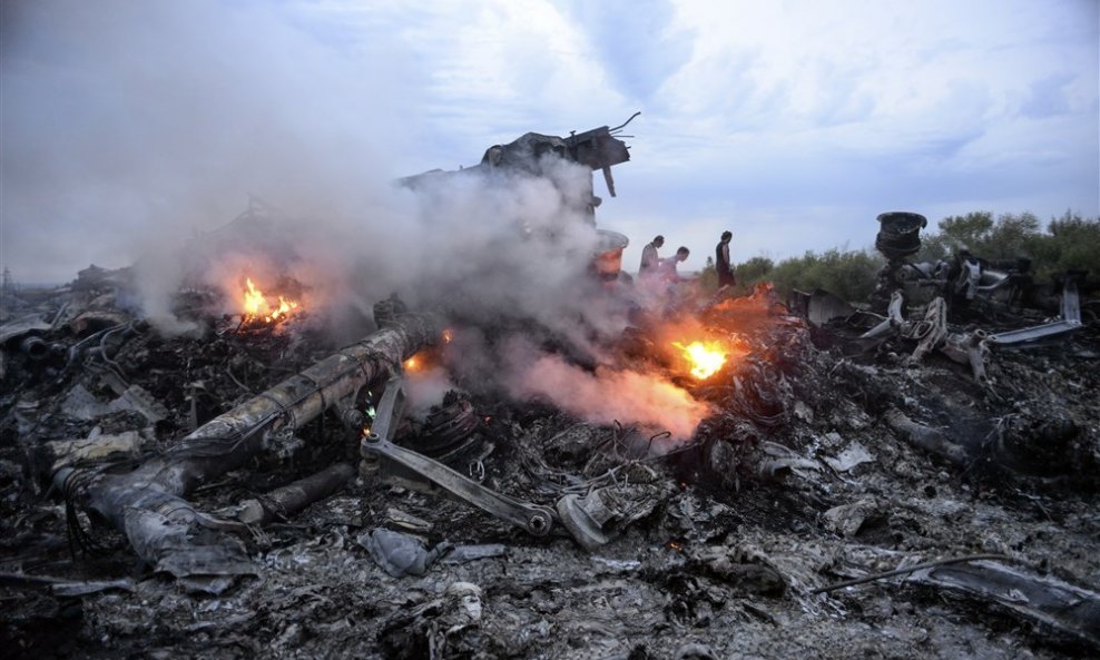 Pad zrakoplova Malaysia Airlinesa MH17 u Ukrajini 2014.