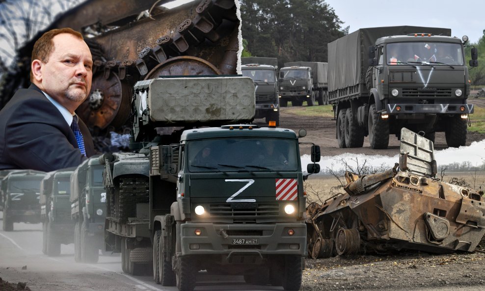 Slavko Barić, ruski kamioni i uništeni tenkovi