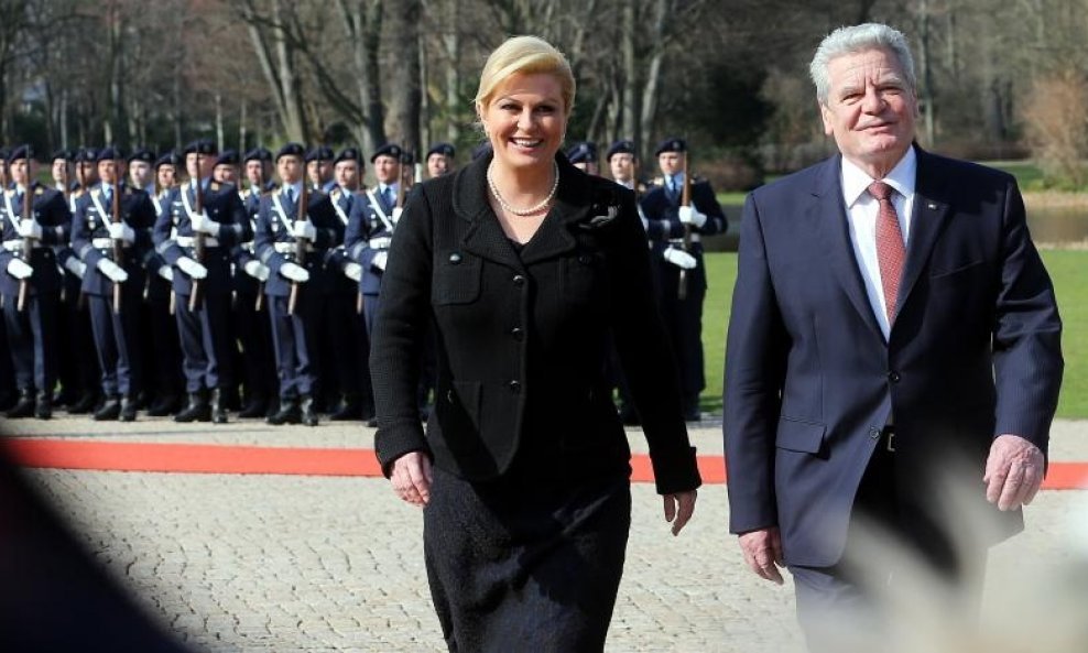 Kolinda Grabar Kitarović i Joachim Gauck