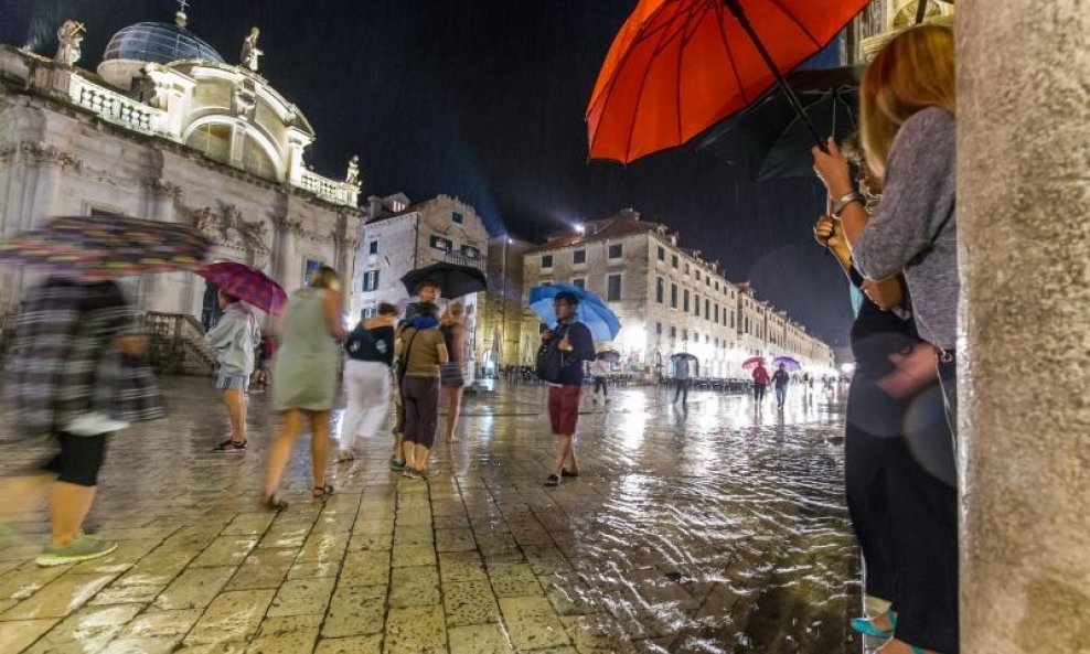 Kiša u Dubrovniku