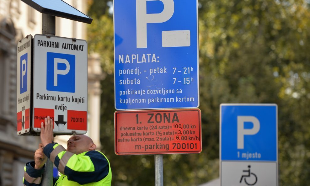 Cijene parkiranja u Zagrebu 2016. godine