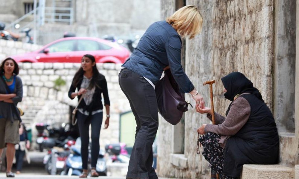 Dubrovnik prosjak siromaštvo