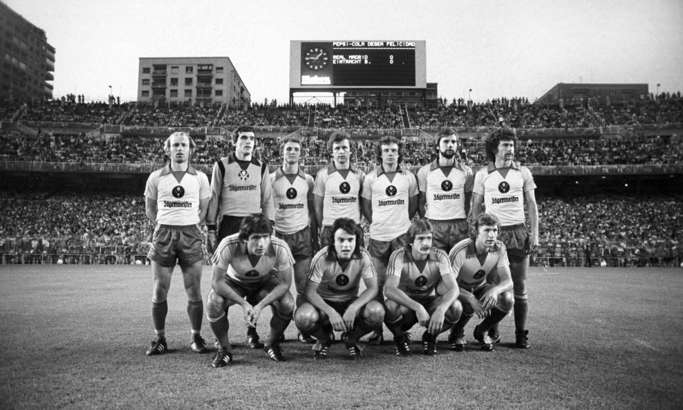 Momčad Eintrachta 1977. godine