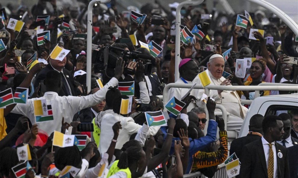 Papa Franjo u Južnom Sudanu
