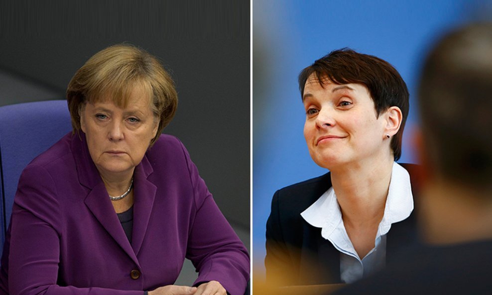 Angela Merkel i Frauke Petry