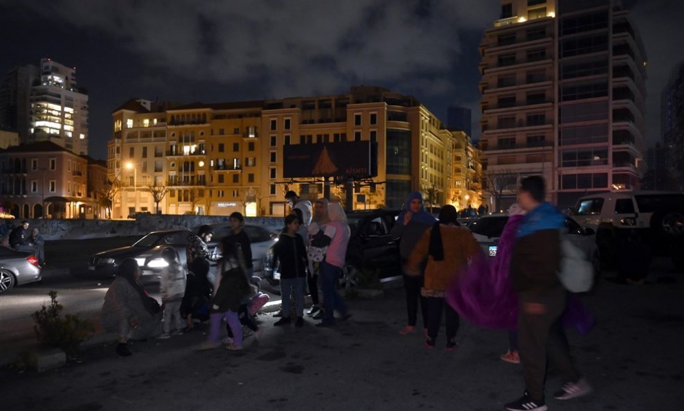 Potres se osjetio širom Libanona, ljudi u Bejrutu izišli su na ulice