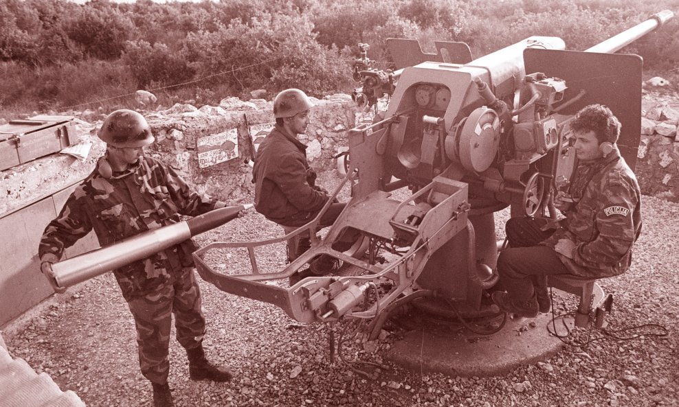 domovinski rat rat topovi 1991. topnički dnevnici