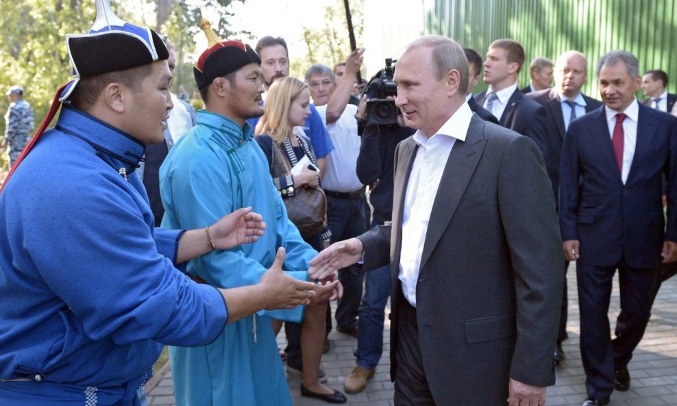 Putin u Republici Tuva  - arhiva