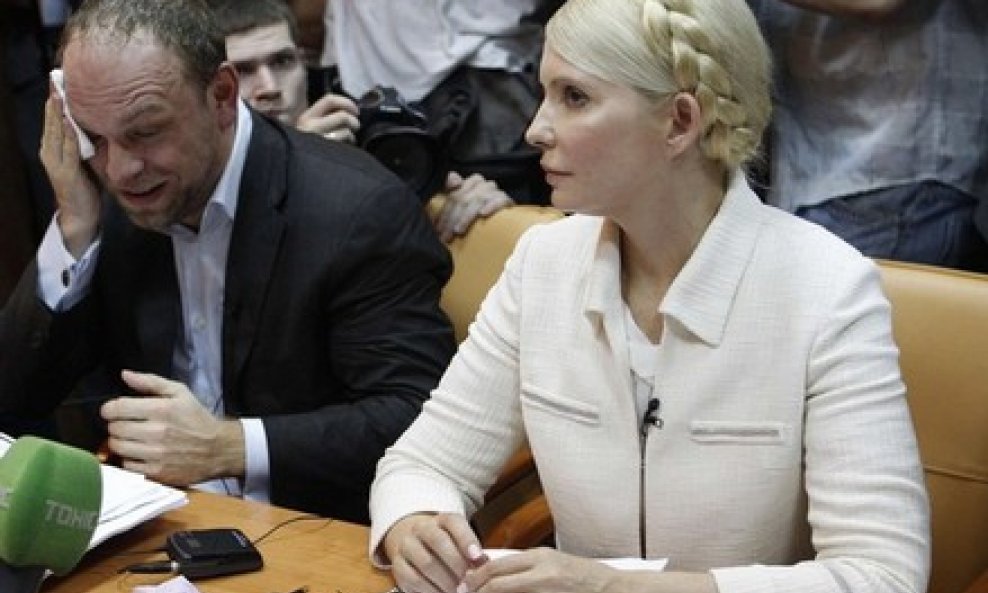 Julija Timošenko s odvjetnikom Sergejom Vlasenkom