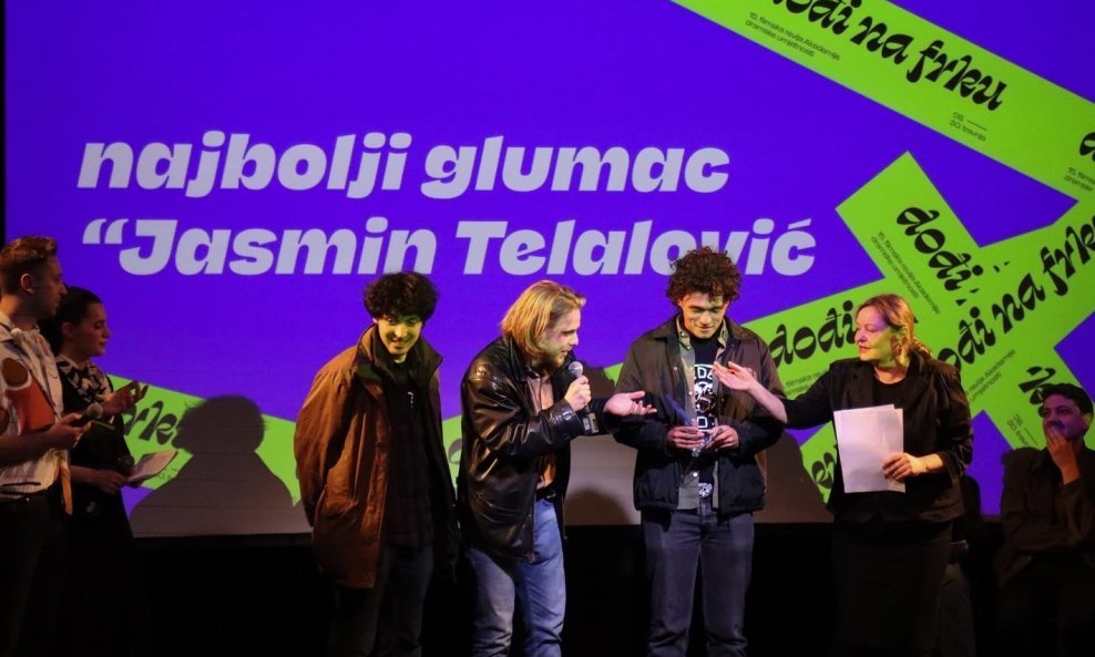 Nagradu Jasmin Telalović za najboljeg glumca odnio je trio projekta Videbox - Karlo Vorih, Ivor Lapić i David Bakarić