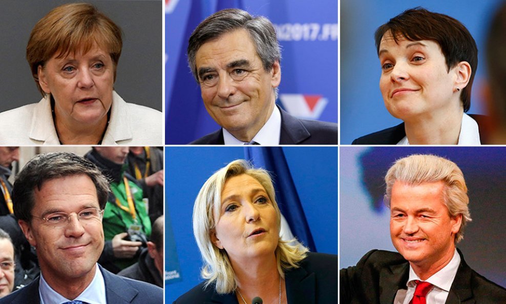 Europski politički lideri koji se natječu na izborima 2017.