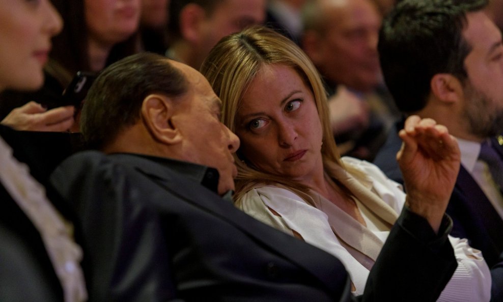 Silvio Berlusconi i Giorgia Meloni