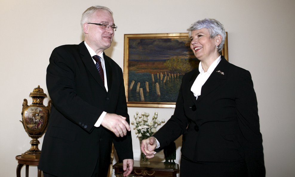 Ivo Josipović Jadranka Kosor prvi susret