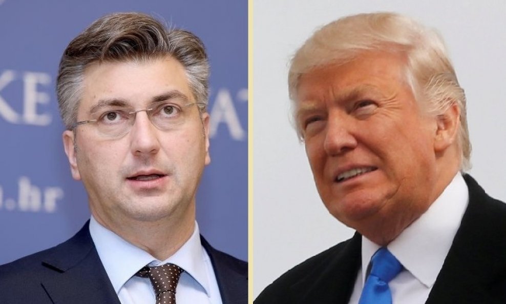 Andrej Plenković / Donald Trump