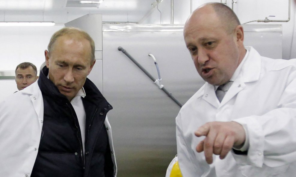 Vladimir Putin i Jevgenij Prigožin