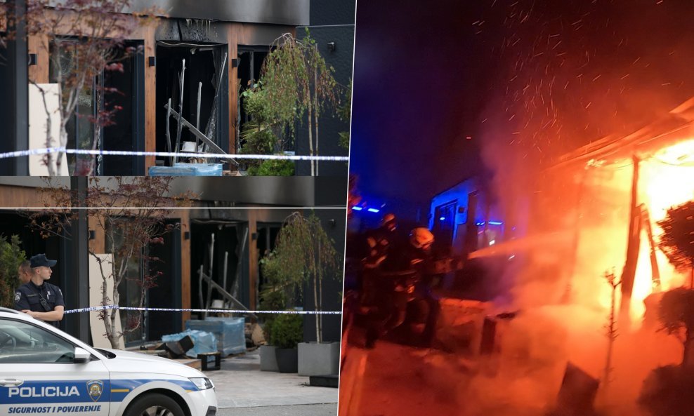 Gašenje požara u noćnom klubu Mint u Zagrebu