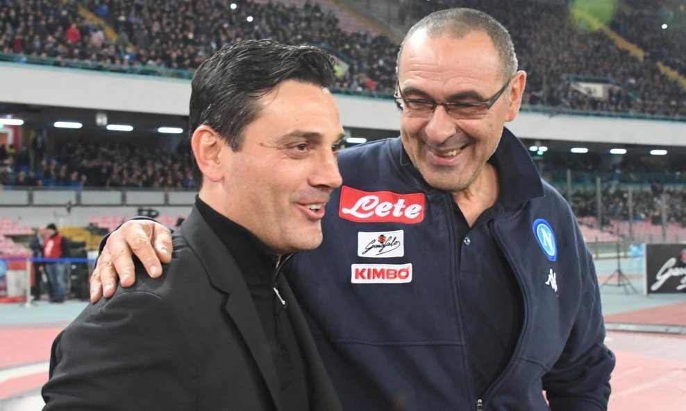 Vincenzo Montella (lijevo) i Maurizio Sarri