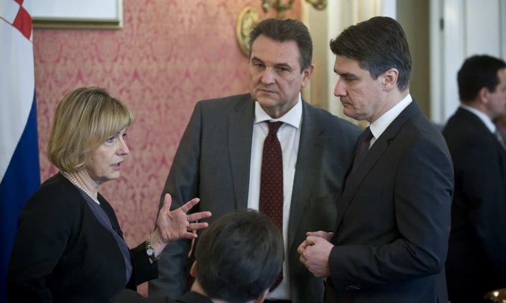 Vesna Pusić, Radimir Čačić i Zoran Milanović