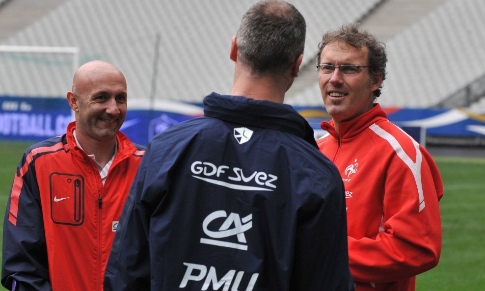 Laurent Blanc,  Barthez i Thierry Omeyer