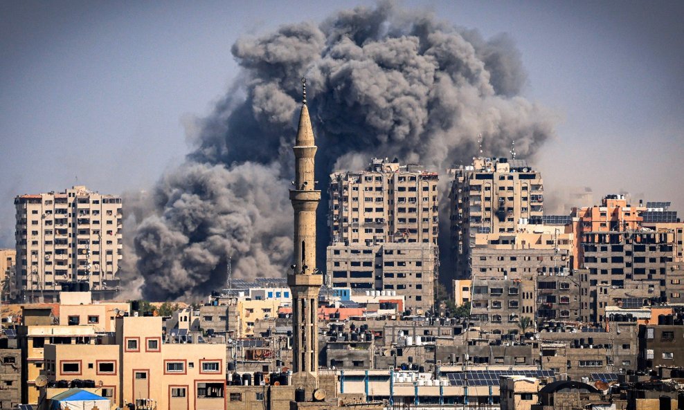 Izraelski napad na Pojas Gaze - ilustracija