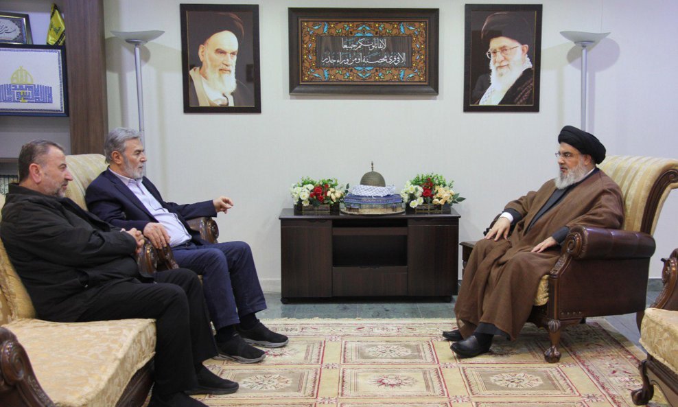 Sayyed Hassan Nasrallah, Ziyad al-Nakhalah i šeik Saleh al-Arouri