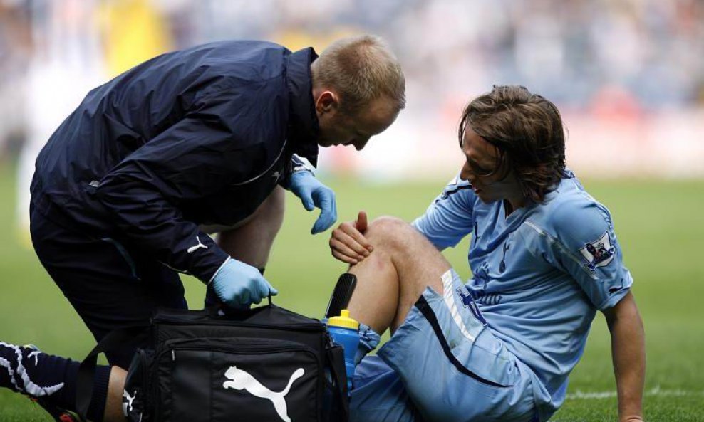 Luka Modrić - ozljeda protiv West Bromwicha