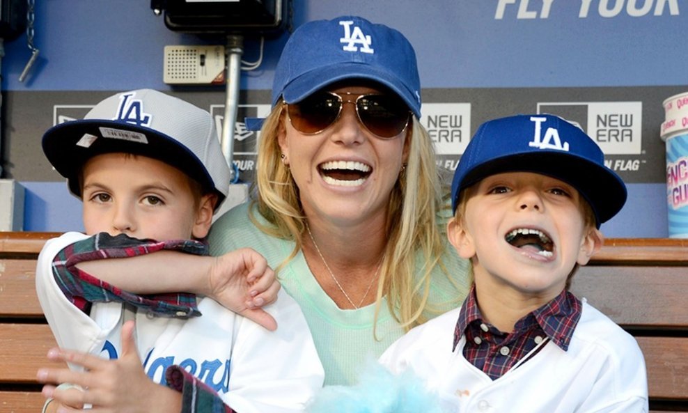 Britney Spears sa sinovima Seanom i Jaydenom