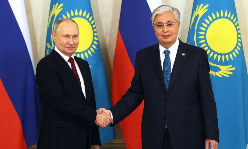 Vladimir Putin i njegov kazahstanski kolega Kasim-Žomart Tokajev