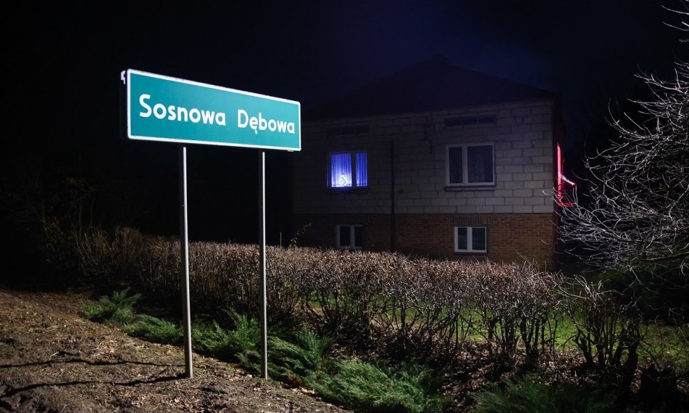 Selo Sosnowa-Debowa na području Lublina iznad kojeg je proletjela ruska raketa-