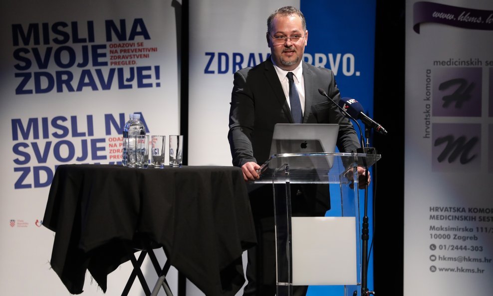 Mario Gazić, predsjednik Hrvatske komore medicinskih sestara (HKMS)