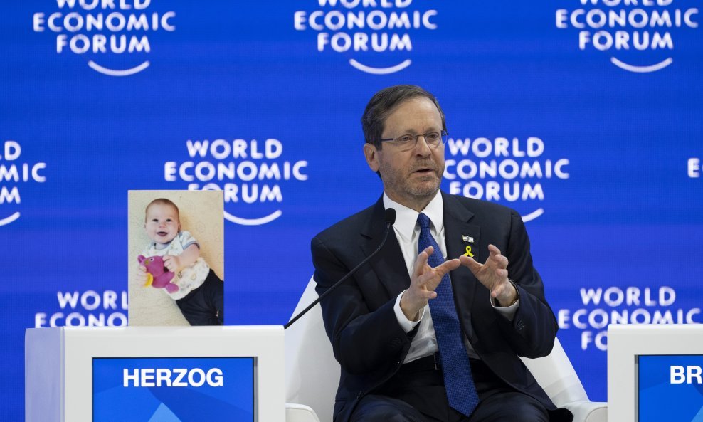 Isaac Herzog, predsjednik Izraela na Svjetskom gospodarskom forumu u Davosu