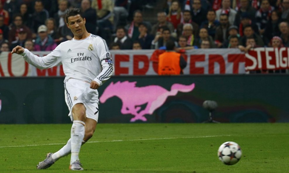 Bayern Munich - Real Madrid,  Cristiano Ronaldo zabija gol