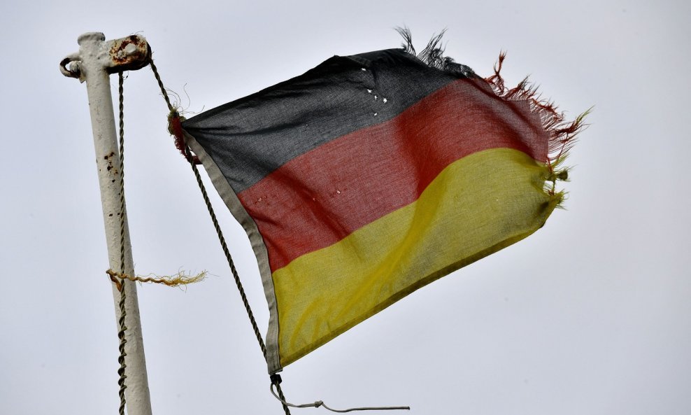 Njemačka zastava - ilustracija