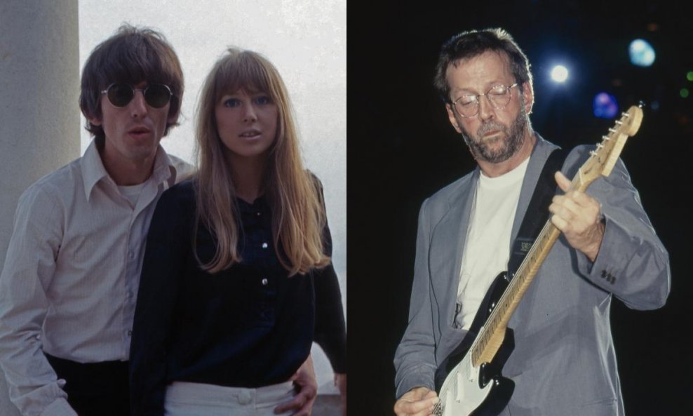 George Harrison, Pattie Boyd i Eric Clapton