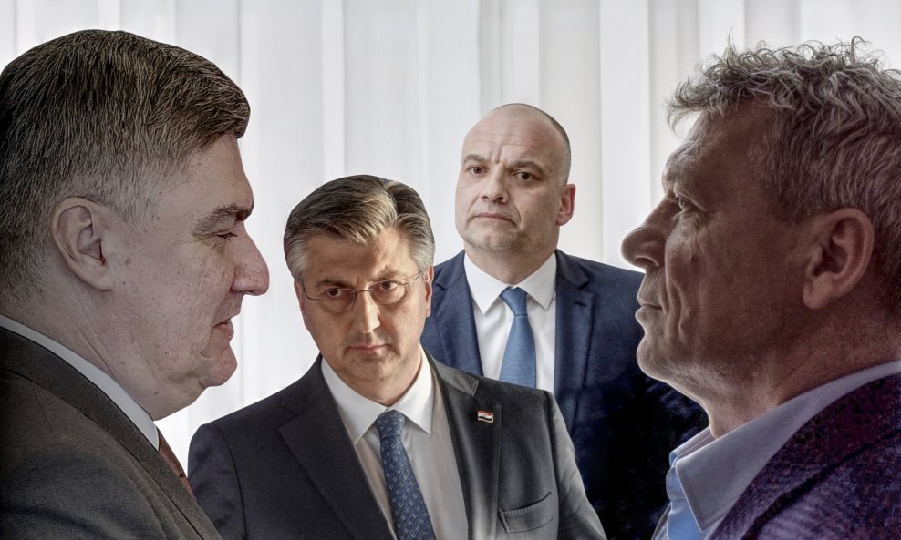 Zoran Milanović, Andrej Plenković, Daniel Markić, Ivan Turudić