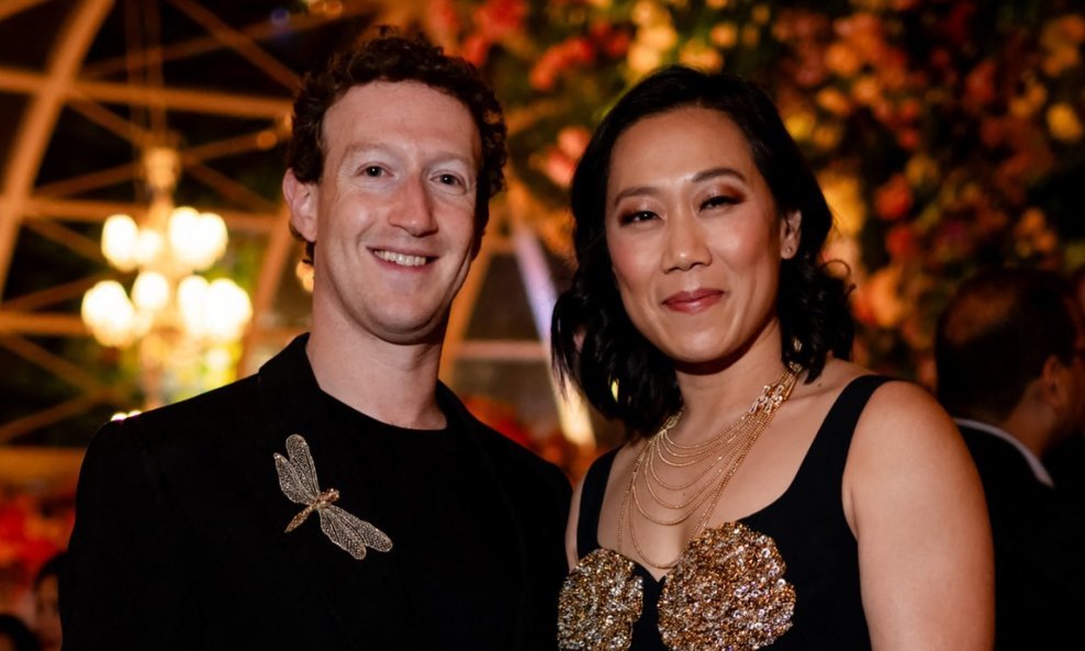Mark Zuckerberg i Priscilla Chan u Indiji