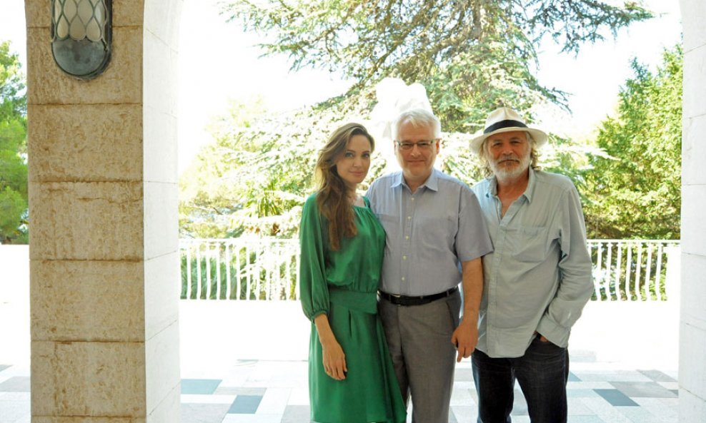 Angelina Jolie, Ivo Josipović i Rade Šerbedžija na radnom doručku