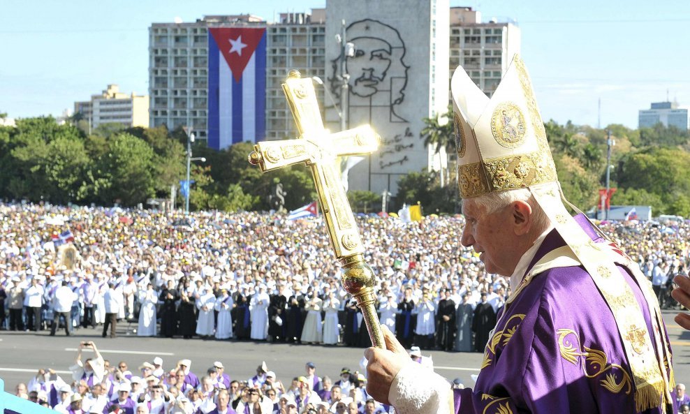 Papa Benedikt XVI. na Kubi
