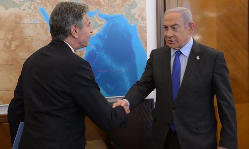 Antony Blinken i Benjamin Netanyahu