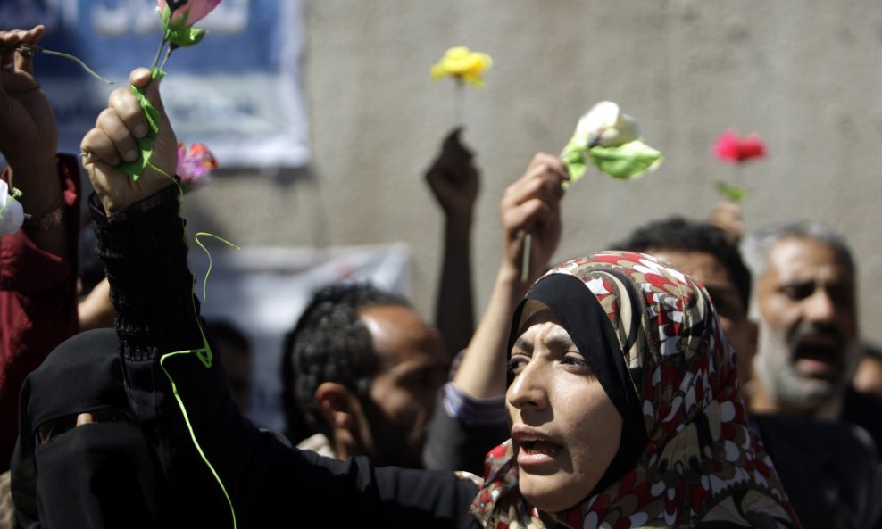 Prosvjedi u Jemenu, revolucija ruža