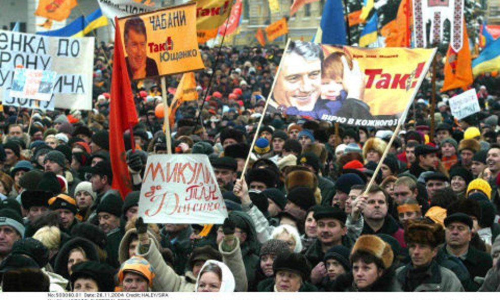 Viktor Juščenko narančasta revolucija